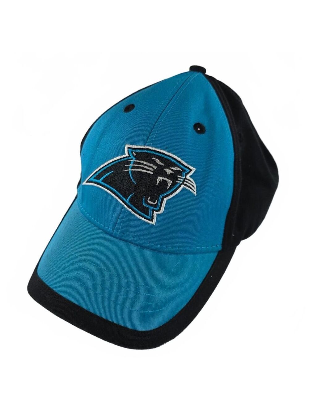 NFL Carolina Panthers Adjustable Baseball Cap Hat Unisex Blue Black NWOT